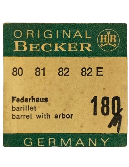 Becker 80 - 180 Barillet avec arbre (à l'unité) - Barrel with arbor (per unit)