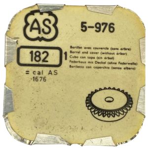 AS 976 - 182 barillet avec couvercle (sans arbre) (à l'unité) - Barrel and cover (without arbor) (per unit)