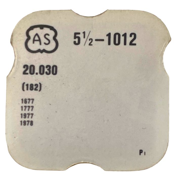 AS 1012 - 182 barillet avec couvercle (sans arbre) (à l'unité) - Barrel and cover (without arbor) (per unit)