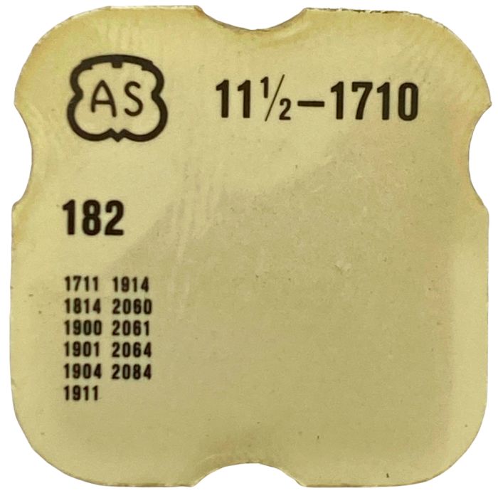 AS 1710 - 182 barillet avec couvercle (sans arbre) (à l'unité) - Barrel and cover (without arbor) (per unit)