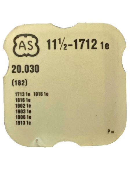 AS 1712 - 182 barillet avec couvercle (sans arbre) (à l'unité) - Barrel and cover (without arbor) (per unit)