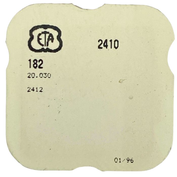 ETA 2410 - 182 barillet avec couvercle (sans arbre) (à l'unité) - Barrel and cover (without arbor) (per unit)
