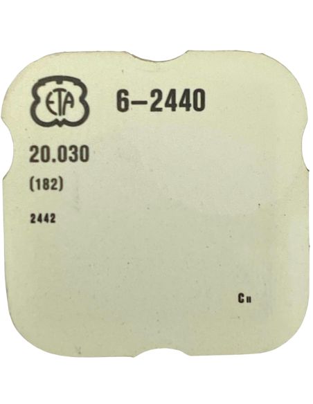 ETA 2440 - 182 barillet avec couvercle (sans arbre) (à l'unité) - Barrel and cover (without arbor) (per unit)