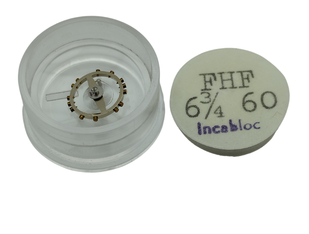 Mouvement De Montre FHF 75 - Balancier Neuf Sous Blister - Pièce Horlogère Suisse