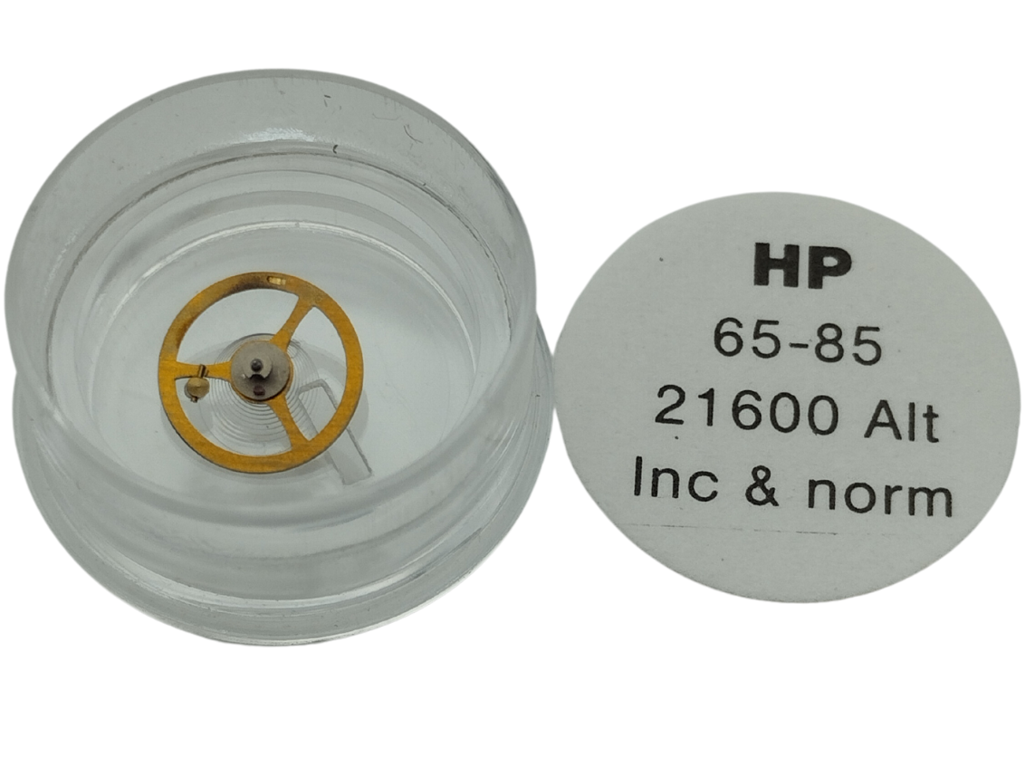 AS 1178 - 721 Balancier Avec Spiral Plat  à L'unité  - Balance With Flat Hairspring Regulated Per Unit