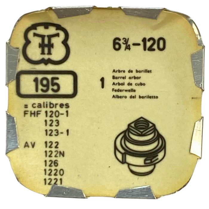 FHF 120 - 195 Arbre de barillet - Barrel arbor