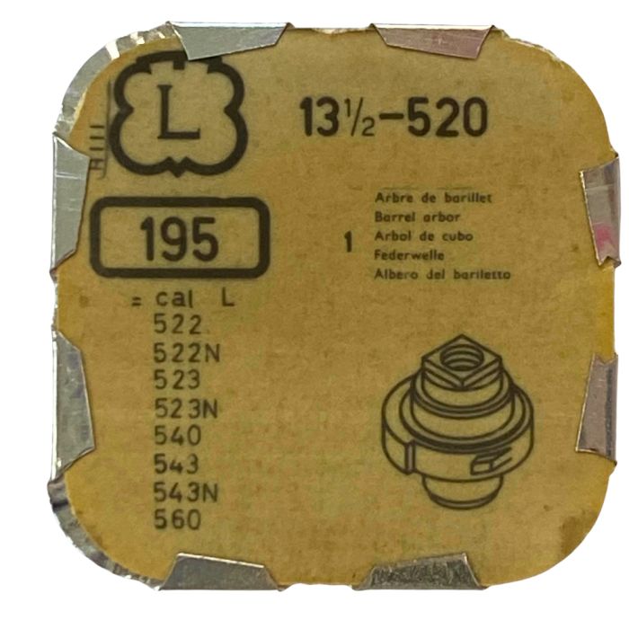 Landeron 520 - 195 Arbre de barillet - Barrel arbor