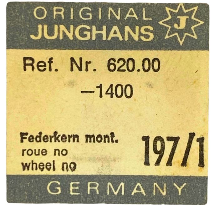 Junghans 620 - 197/1 Bonde axe et rochet montés - Core axle and ratchet wheel mounted