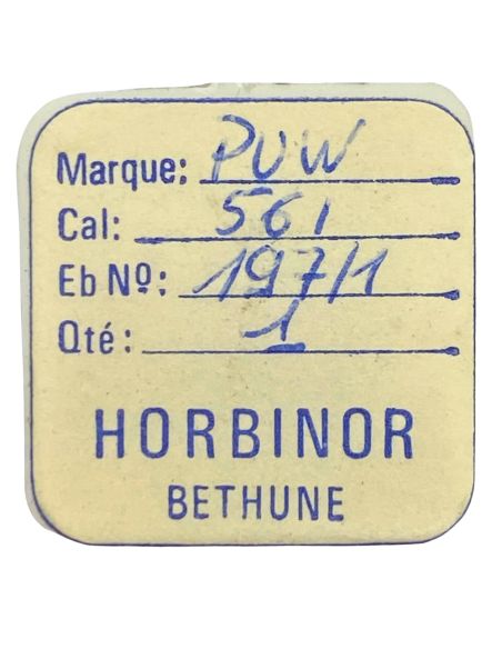 PUW 561 - 197/1 Bonde axe et rochet montés - Core axle and ratchet wheel mounted