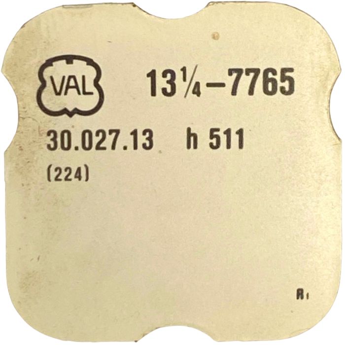 Valjoux 7765 - 224 Roue de seconde long pivot - Fourth wheel and pinion with second hand bit