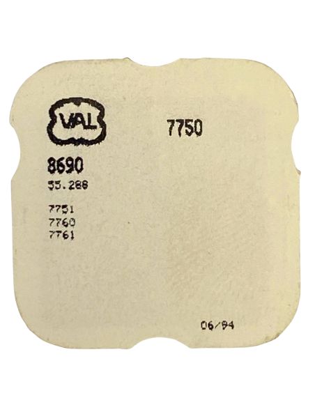 Valjoux 7750 - 8690 Sabot (bloqueur du compteur d'heures) - Hour recorder stop lever