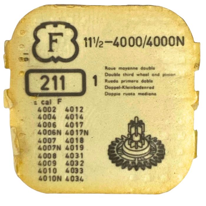 Felsa 4000/4000N - 211 Roue moyenne double (à l'unité) - Double third wheel and pinion (per unit)