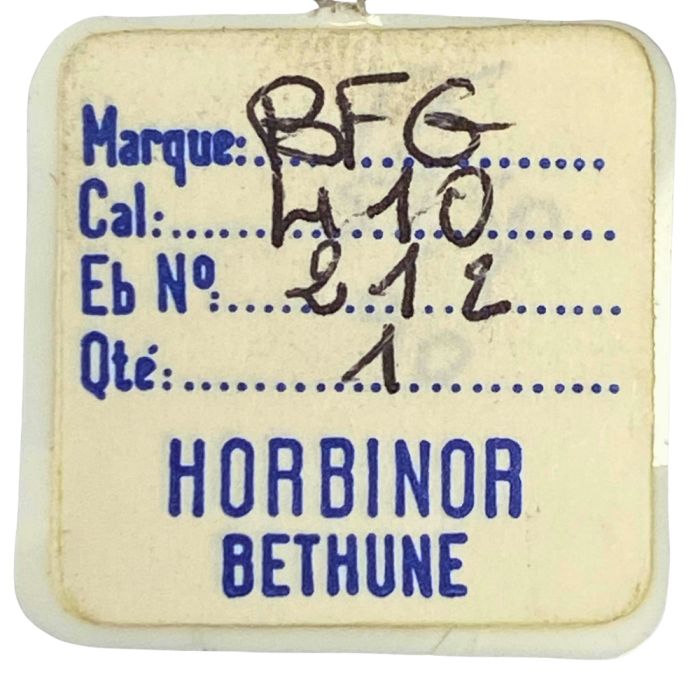 BFG H10 - 212 Roue moyenne 30m pour compteur (à l'unité) - Third wheel and pinion 30m for stop-watch (per unit)