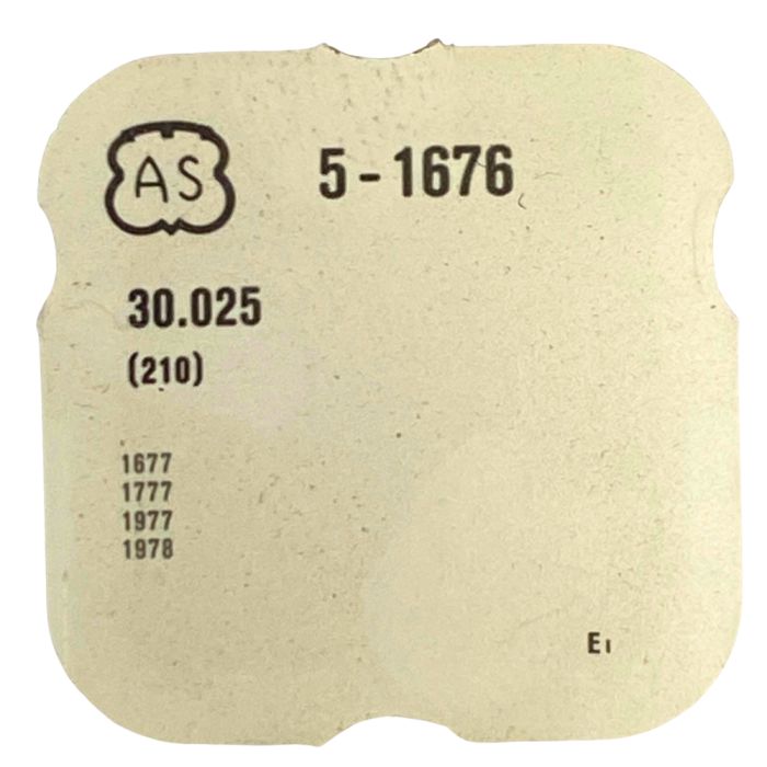 AS 1676 - 210 Roue moyenne (à l'unité) - Third wheel and pinion (per unit)