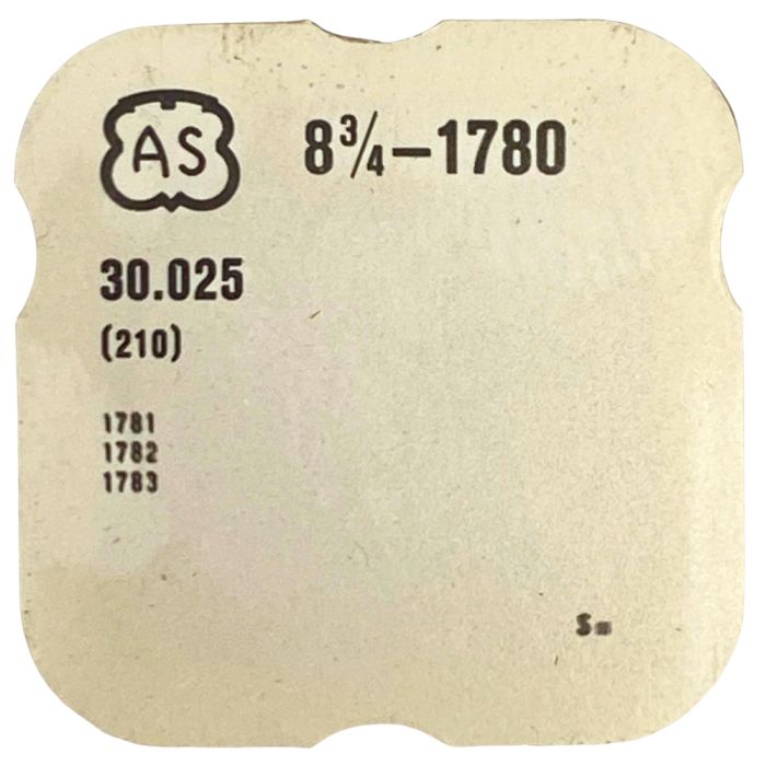 AS 1780 - 210 Roue moyenne (à l'unité) - Third wheel and pinion (per unit)