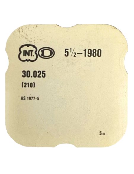 INT 1980 - 210 Roue moyenne (à l'unité) - Third wheel and pinion (per unit)