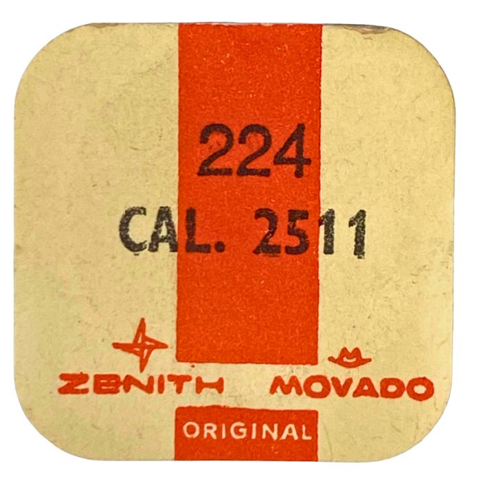 Zenith 2511 - 224 Roue de seconde court pivot (à l'unité) - Fourth wheel and pinion with second hand bit (per unit)