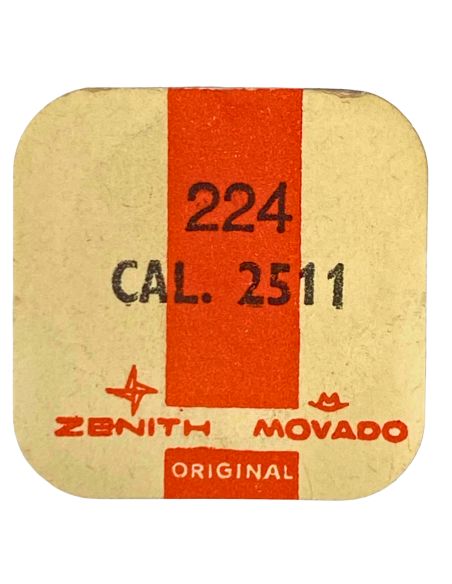 Zenith 2511 - 224 Roue de seconde court pivot (à l'unité) - Fourth wheel and pinion with second hand bit (per unit)