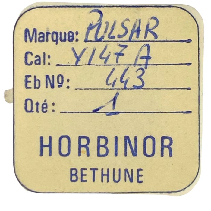Pulsar Y147A - 443 Tirette (à l'unité) - Setting lever (detent) (per unit)