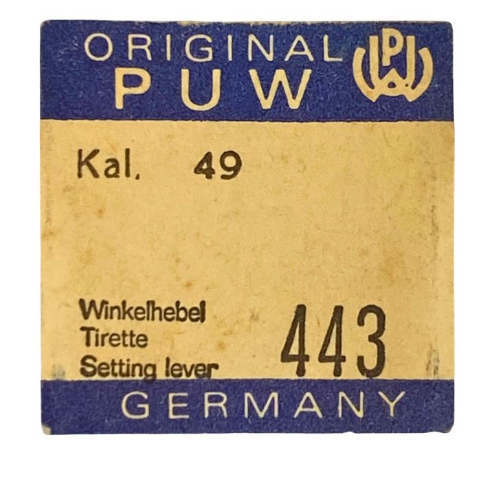 PUW 49 - 443 Tirette (à l'unité) - Setting lever (detent) (per unit)