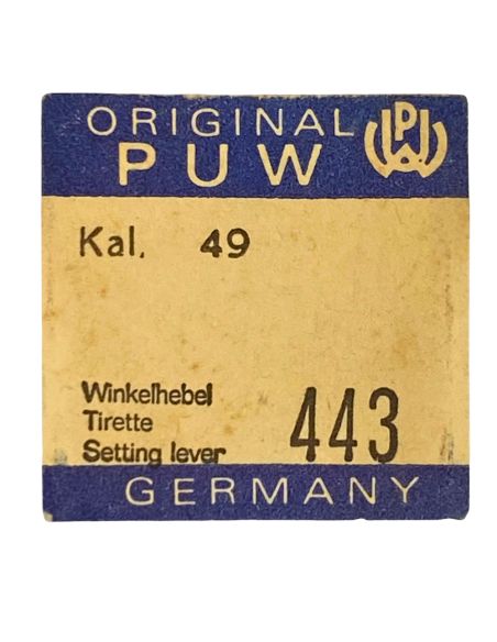 PUW 49 - 443 Tirette (à l'unité) - Setting lever (detent) (per unit)