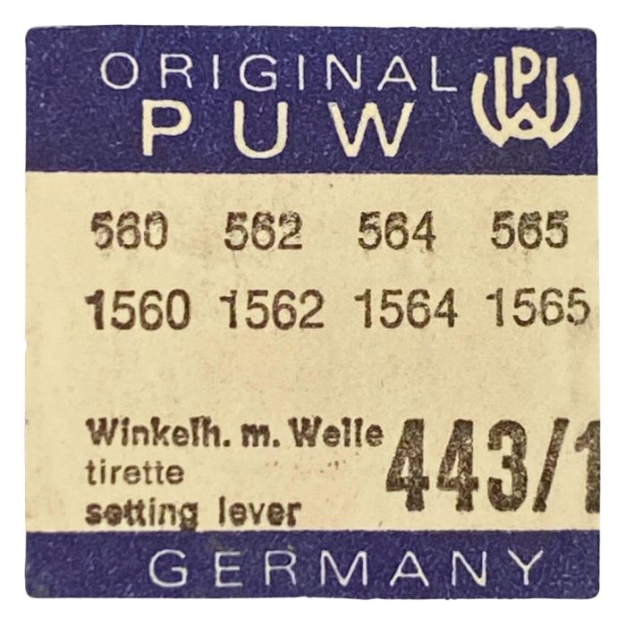 PUW 560 - 443 Tirette (à l'unité) - Setting lever (detent) (per unit)