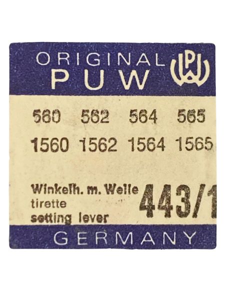 PUW 560 - 443 Tirette (à l'unité) - Setting lever (detent) (per unit)
