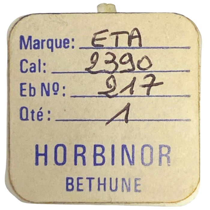 ETA 2390 - 217 Roue moyenne pour contre-pivot dessus (à l'unité) - Third wheel and pinion for upper end-piece (per unit)