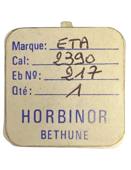 ETA 2390 - 217 Roue moyenne pour contre-pivot dessus (à l'unité) - Third wheel and pinion for upper end-piece (per unit)