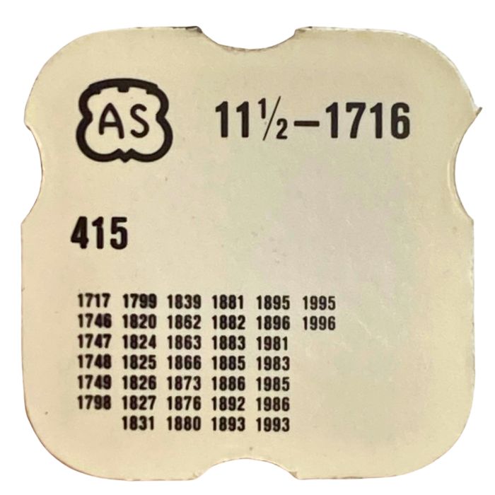 AS 1716 - 415 Rochet (à l'unité) - Ratchet wheel (per unit)