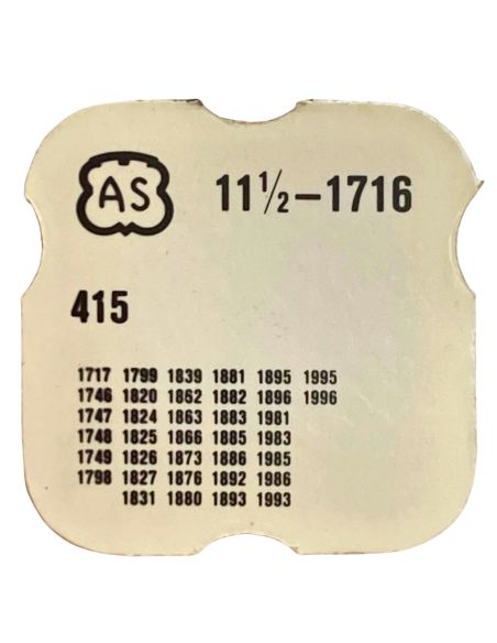 AS 1716 - 415 Rochet (à l'unité) - Ratchet wheel (per unit)