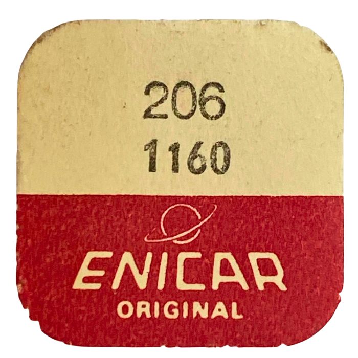Enicar 1160 - 206 Roue de centre percée sans chaussée (à l'unité) - Center wheel and pinion drilled without cannon pinion (per u