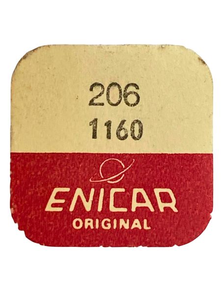 Enicar 1160 - 206 Roue de centre percée sans chaussée (à l'unité) - Center wheel and pinion drilled without cannon pinion (per u