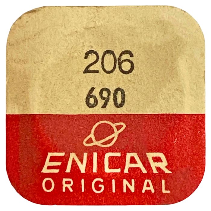 Enicar 690 - 206 Roue de centre percée sans chaussée (à l'unité) - Center wheel and pinion drilled without cannon pinion (per un