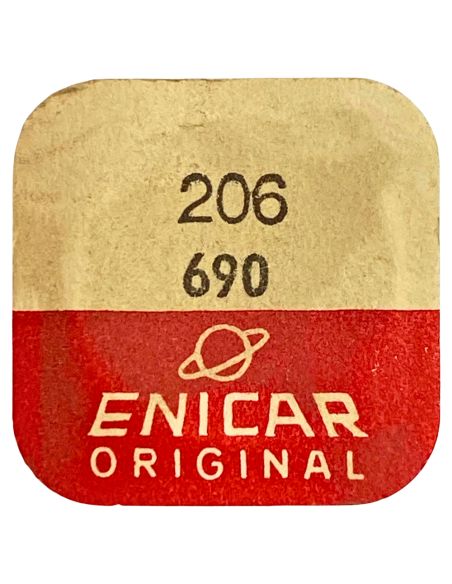 Enicar 690 - 206 Roue de centre percée sans chaussée (à l'unité) - Center wheel and pinion drilled without cannon pinion (per un