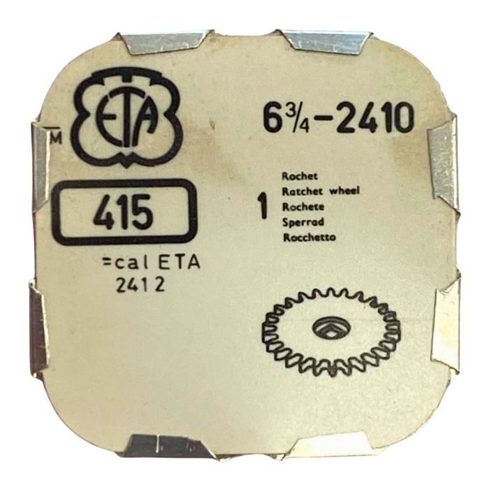 ETA 2410 - 415 Rochet (à l'unité) - Ratchet wheel (per unit)