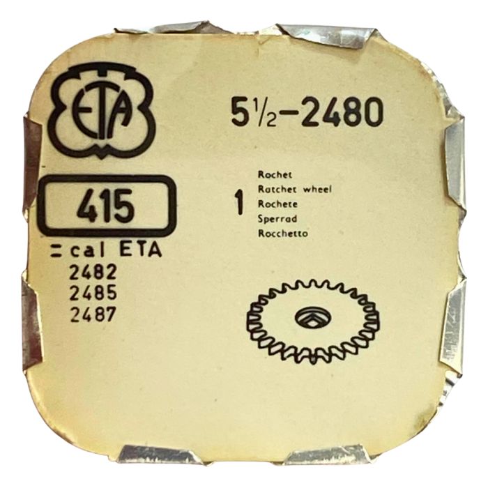 ETA 2480 - 415 Rochet (à l'unité) - Ratchet wheel (per unit)