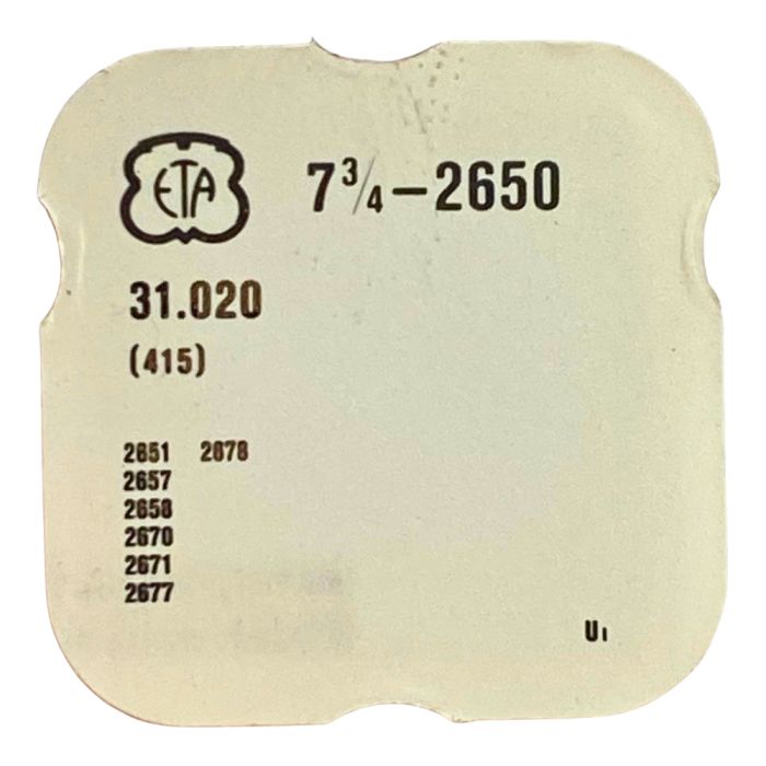 ETA 2650 - 415 Rochet (à l'unité) - Ratchet wheel (per unit)