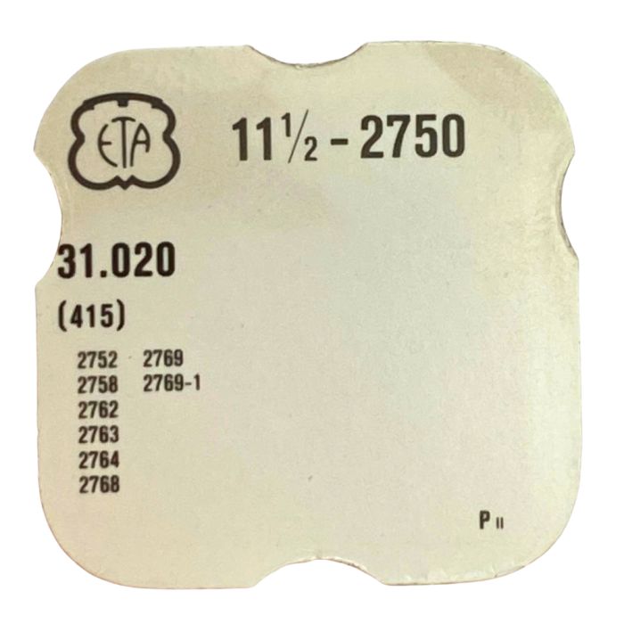 ETA 2750 - 415 Rochet (à l'unité) - Ratchet wheel (per unit)