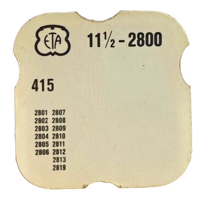 ETA 2800 - 415 Rochet (à l'unité) - Ratchet wheel (per unit)