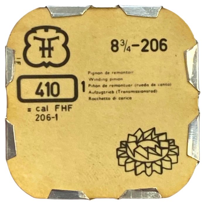 FHF 206 - 410 Pignon de remontoir (à l'unité) - Winding pinion (per unit)