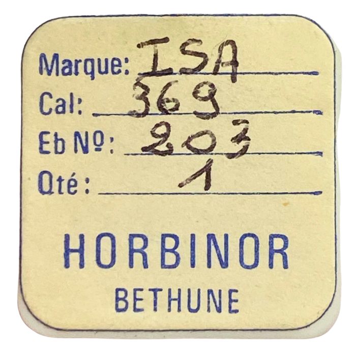 ISA 369 - 203 Roue intermédiaire (à l'unité) - Intermediate wheel and pinion (per unit)