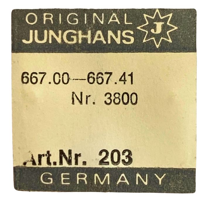 Junghans 667 - 203 Roue intermédiaire (à l'unité) - Intermediate wheel and pinion (per unit)