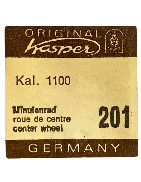 Kasper 1100 - 201 Roue de centre sans chaussée (à l'unité) - Center wheel and pinion without cannon pinion (per unit)