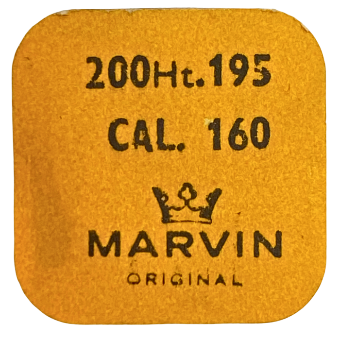 Marvin 160 - 200 Roue de centre avec chaussée (roue de minute) (à l'unité) - Center wheel and pinion with cannon pinion (per uni