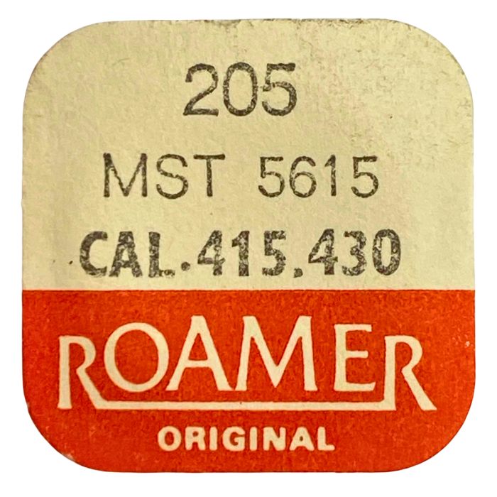 Roamer 415.430 - 205 Roue de centre percée avec chaussée (à l'unité) - Center wheel and pinion drilled with cannon pinion (per u