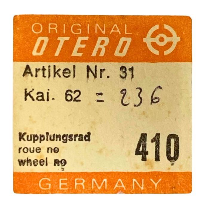 Otero 62 - 410 Pignon de remontoir (à l'unité) - Winding pinion (per unit)