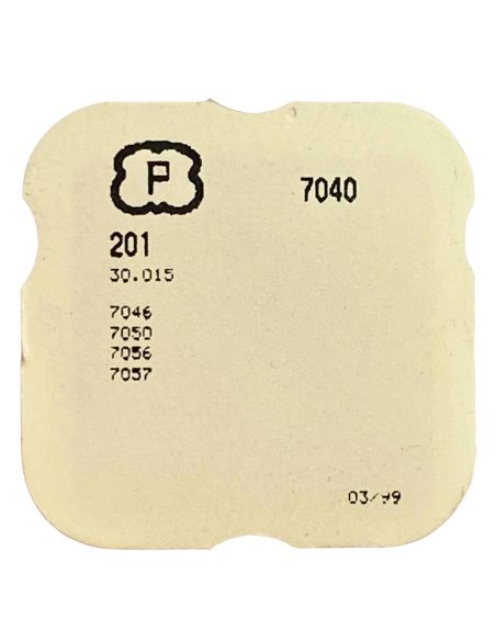 Peseux 7040 - 201 Roue de centre sans chaussée (à l'unité) - Center wheel and pinion without cannon pinion (per unit)