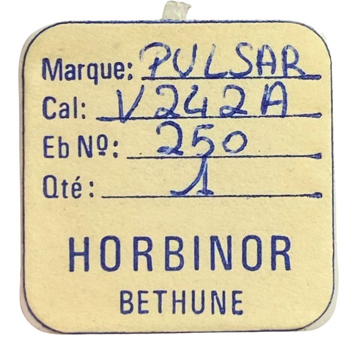 Pulsar V242A - 250 Roue des heures (à l'unité) - Hour wheel (per unit)