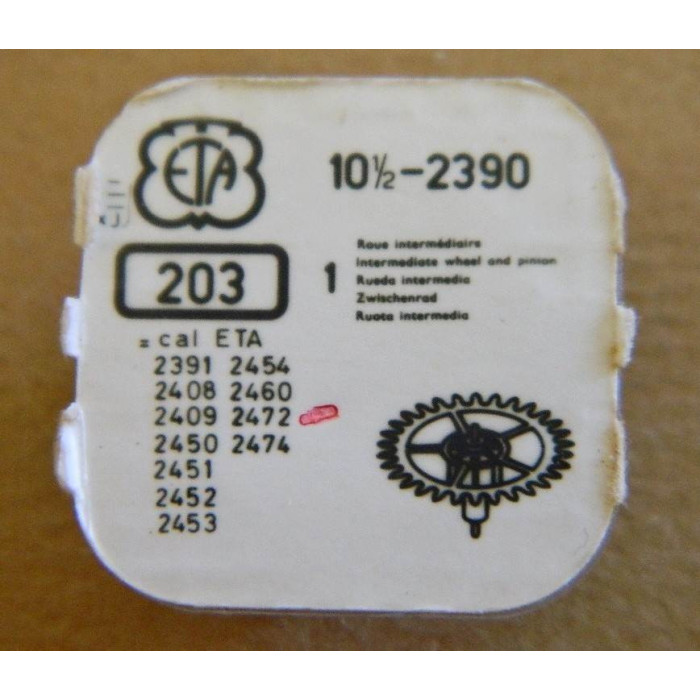 ETA 2390 Roue intermédiaire